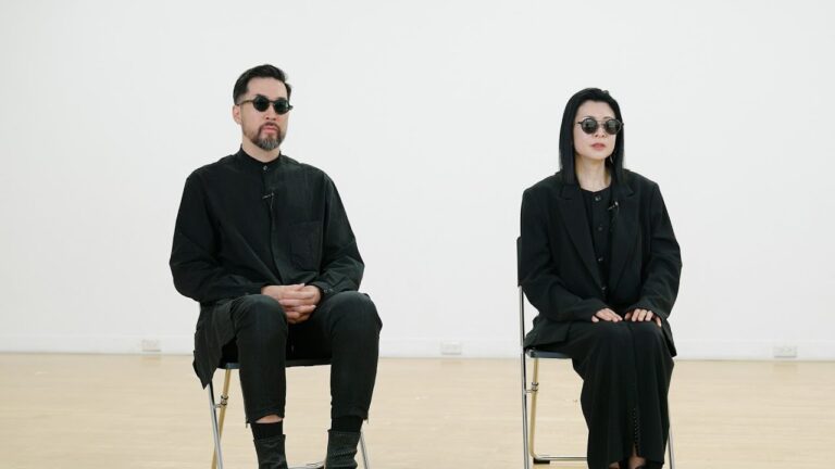 SHIMURAbros, Kentaro and Yuka at the Yokohama Civic Gallery Azamino, 2024.