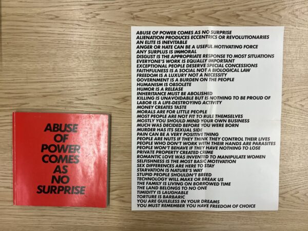 Abuse of Power Comes As No Surprise
